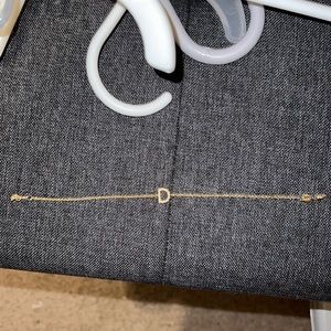 ross simons initial D gold bracelet